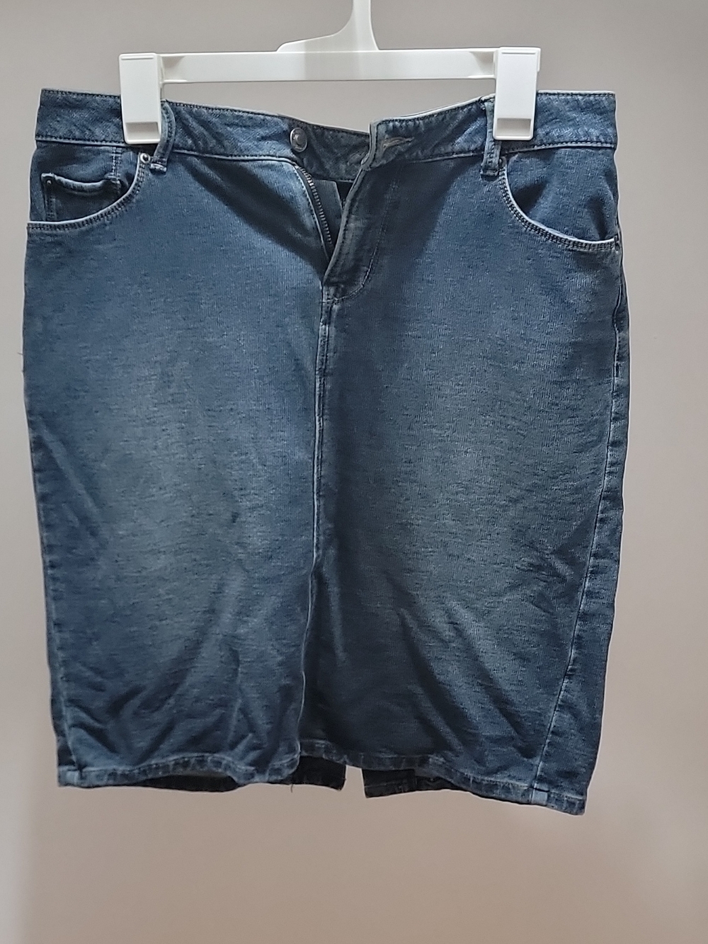 Coldwater Creek Dark Blue Denim Waistband Detail